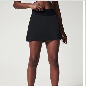 NWT Women’s Spanx Get Moving Skort, 14inch, black, medium